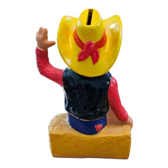 Shotgun Red Rubber Coin Bank Barton Kool Buddie Steve Hall Complete Vintage 1991 - Picture 2 of 7